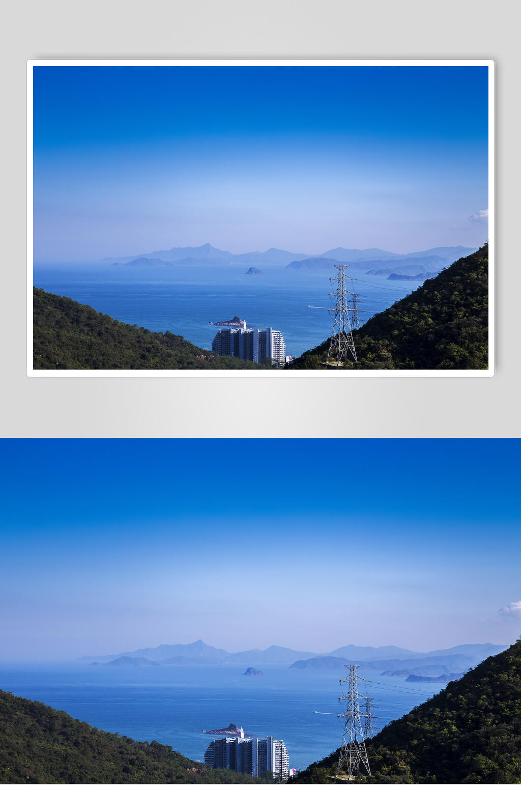 深圳马峦山山上风光高清图片素材