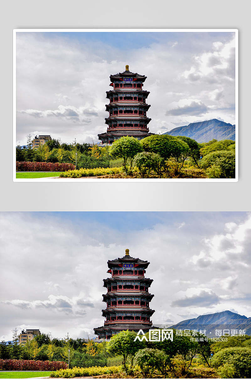 北京风光公园风景宜人古代建筑图片素材