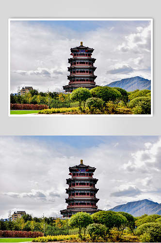 北京风光公园风景宜人古代建筑图片