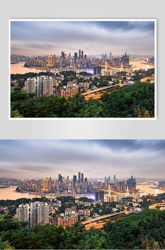 重庆城市鸟瞰图片