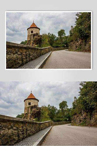 神秘欧洲城堡古堡摄影素材图片