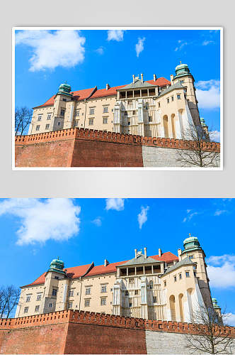 美丽欧洲城堡古堡摄影背景图片