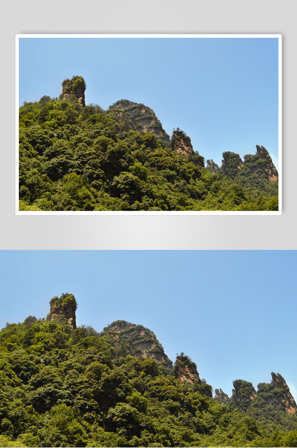 张家界景点宣传图片素材