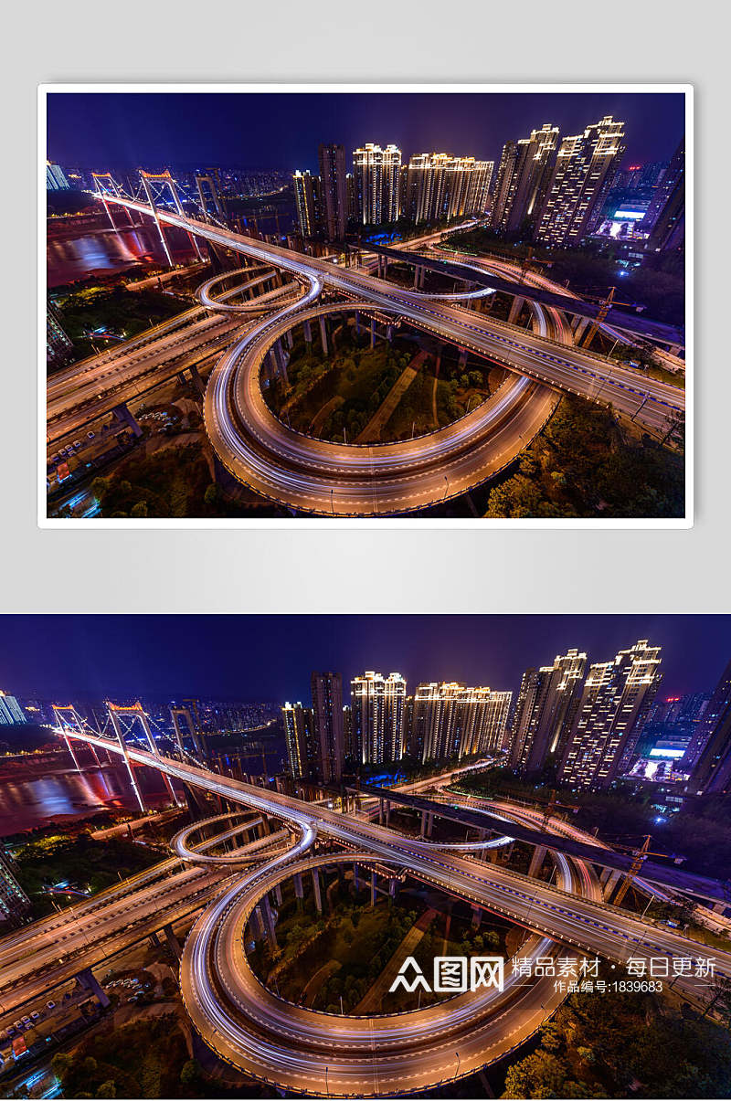 重庆城市夜景摄影素材图片素材