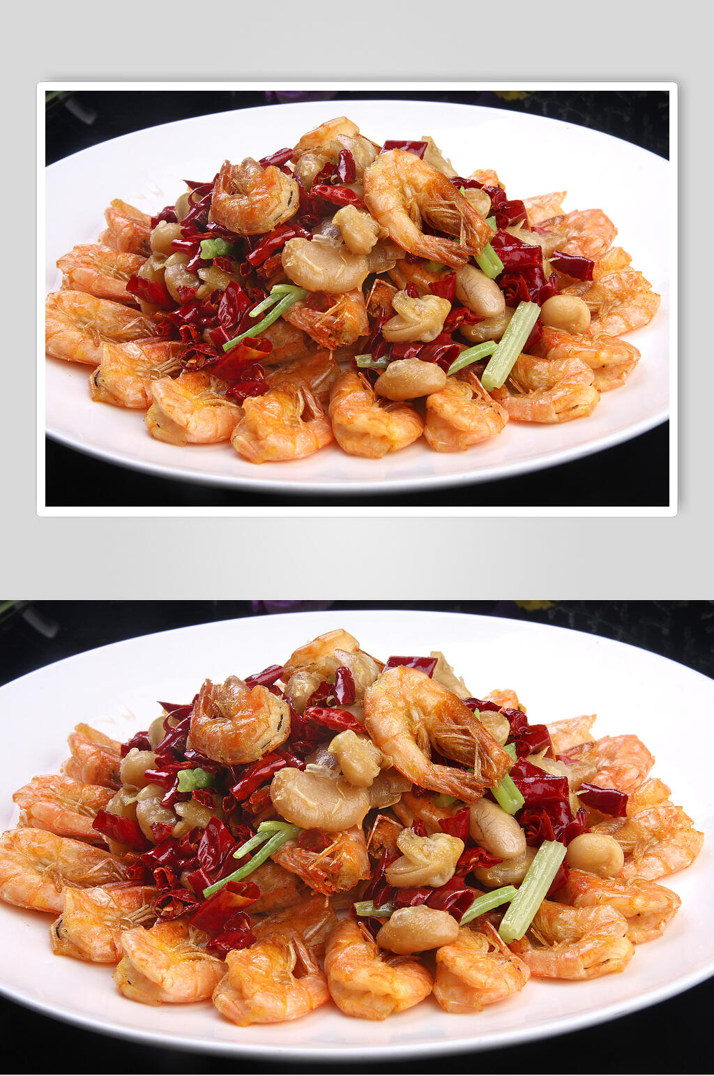 香辣虾特写美食图片素材