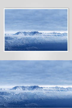 云山云海冰川高清图片