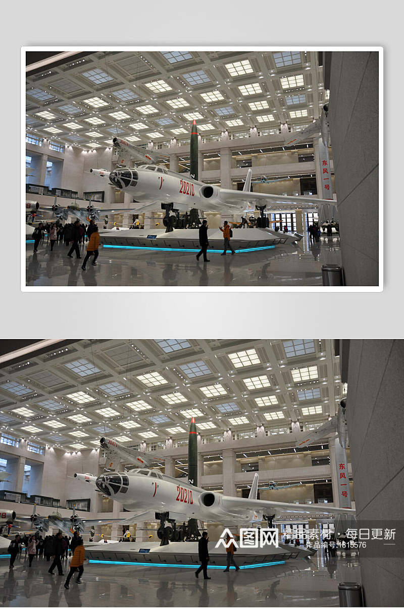 北京风光建筑飞机模型高清图片素材