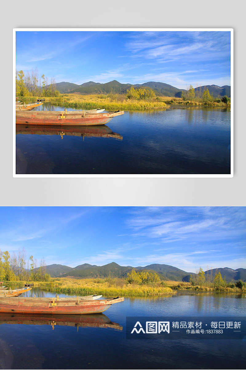 著名泸沽湖景点摄影图片素材