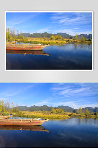 著名泸沽湖景点摄影图片