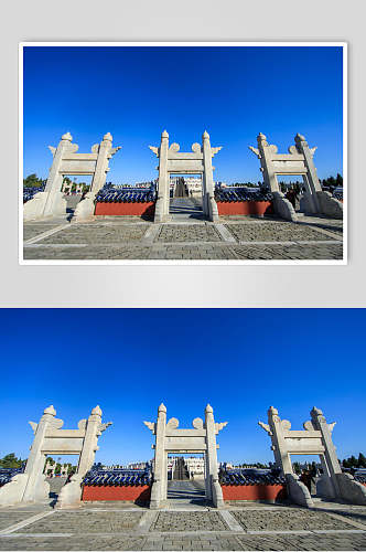 现代北京风光建筑摄影素材元素图片