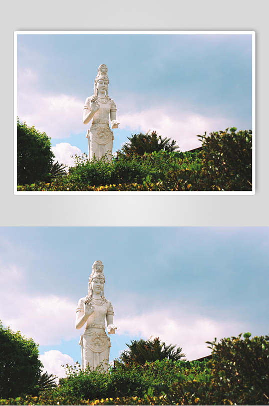 南诏风情岛观音像高清图片