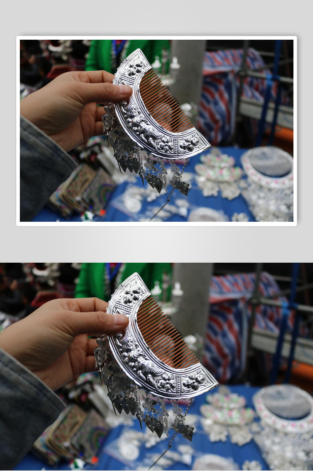 苗寨风景小饰品摄影图片素材