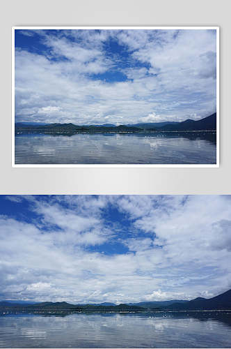 清澈泸沽湖摄影主题图片