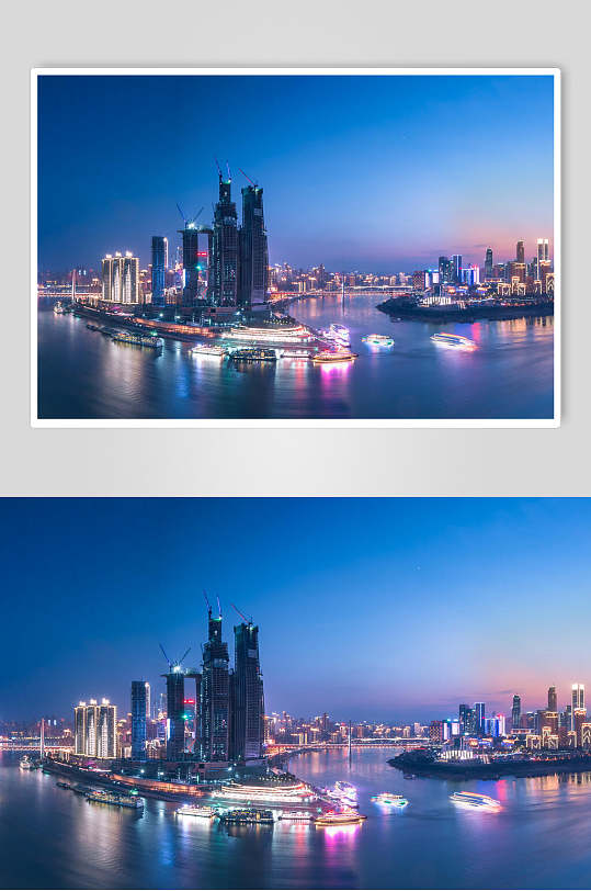重庆城市风景元素图片