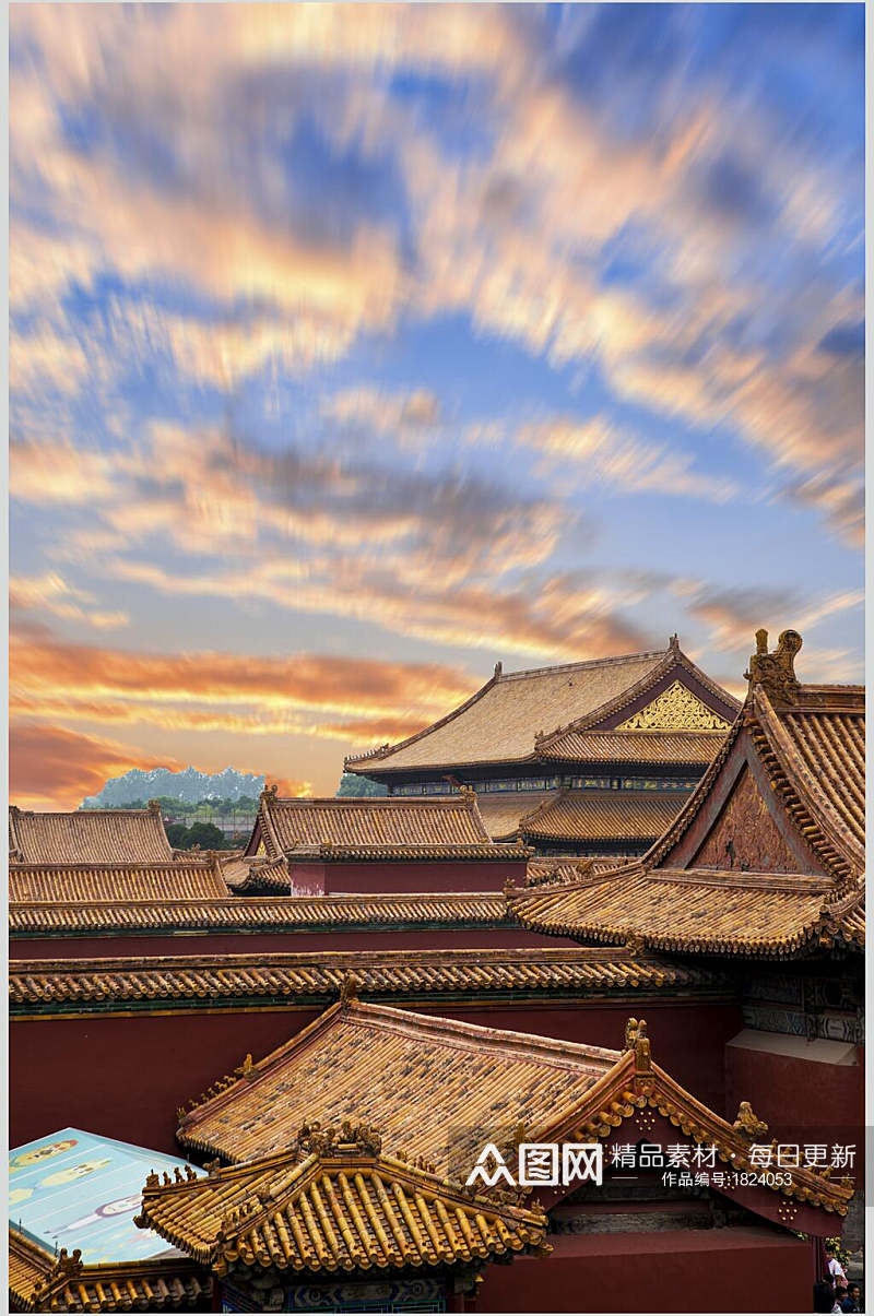 中国风古建筑景观摄影图片素材