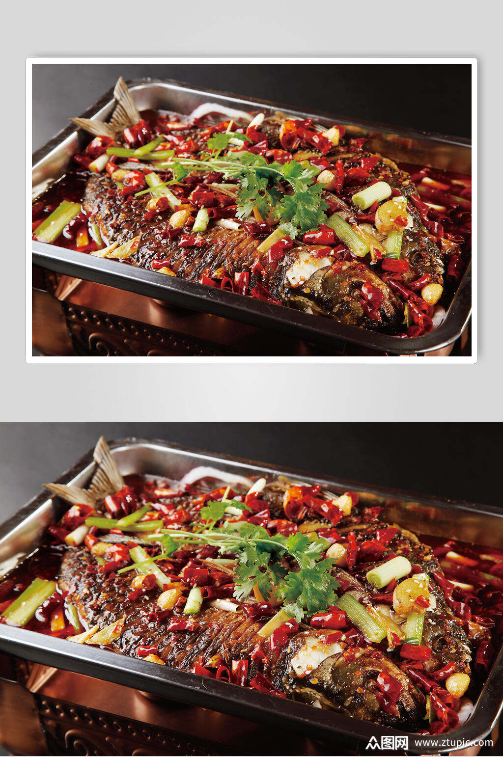美食烤鱼摄影图片