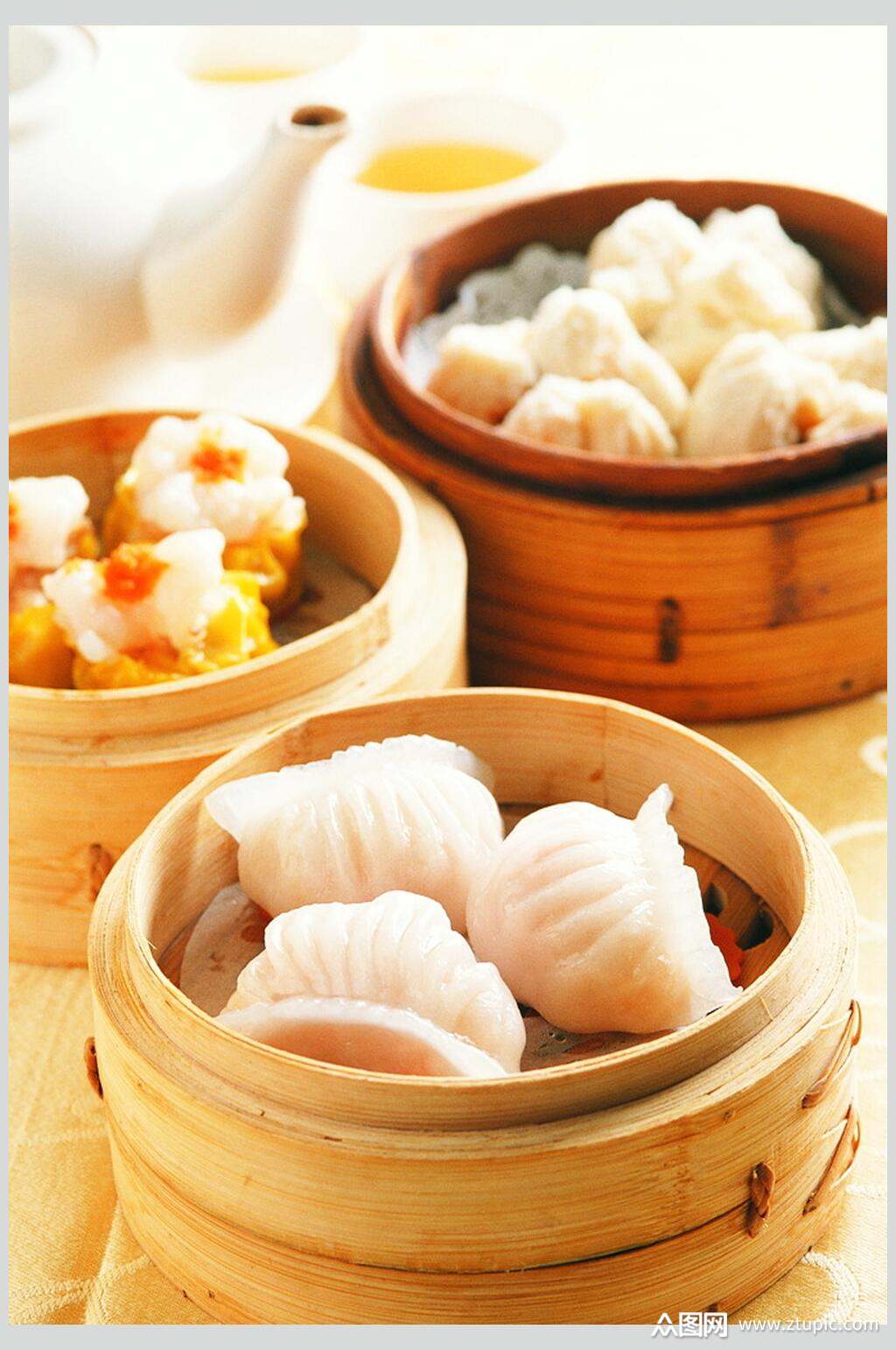 饺子包子小笼包图片素材