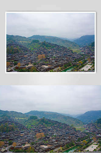 苗寨建筑风景图片