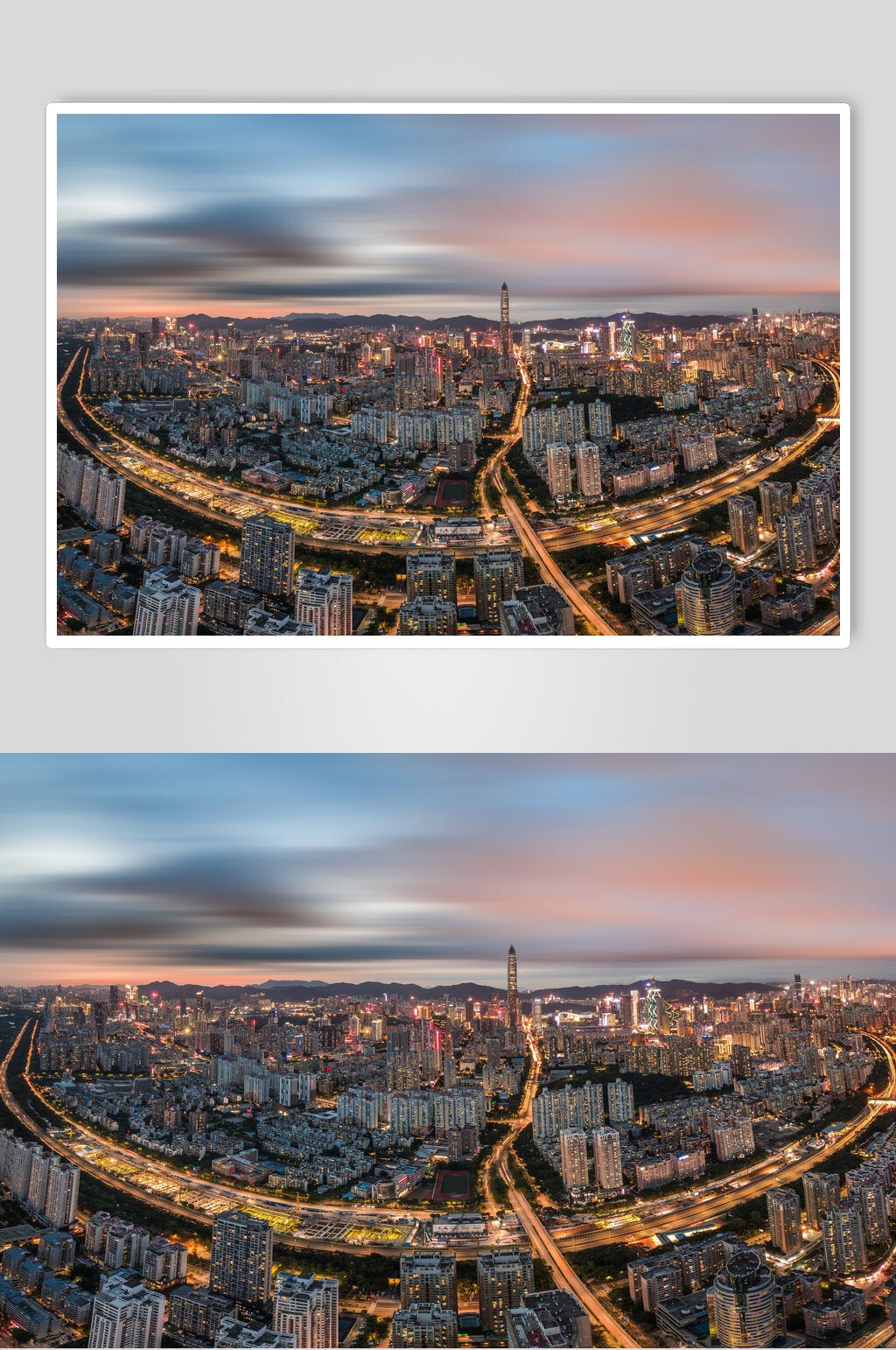 深圳全景风景高清图片素材