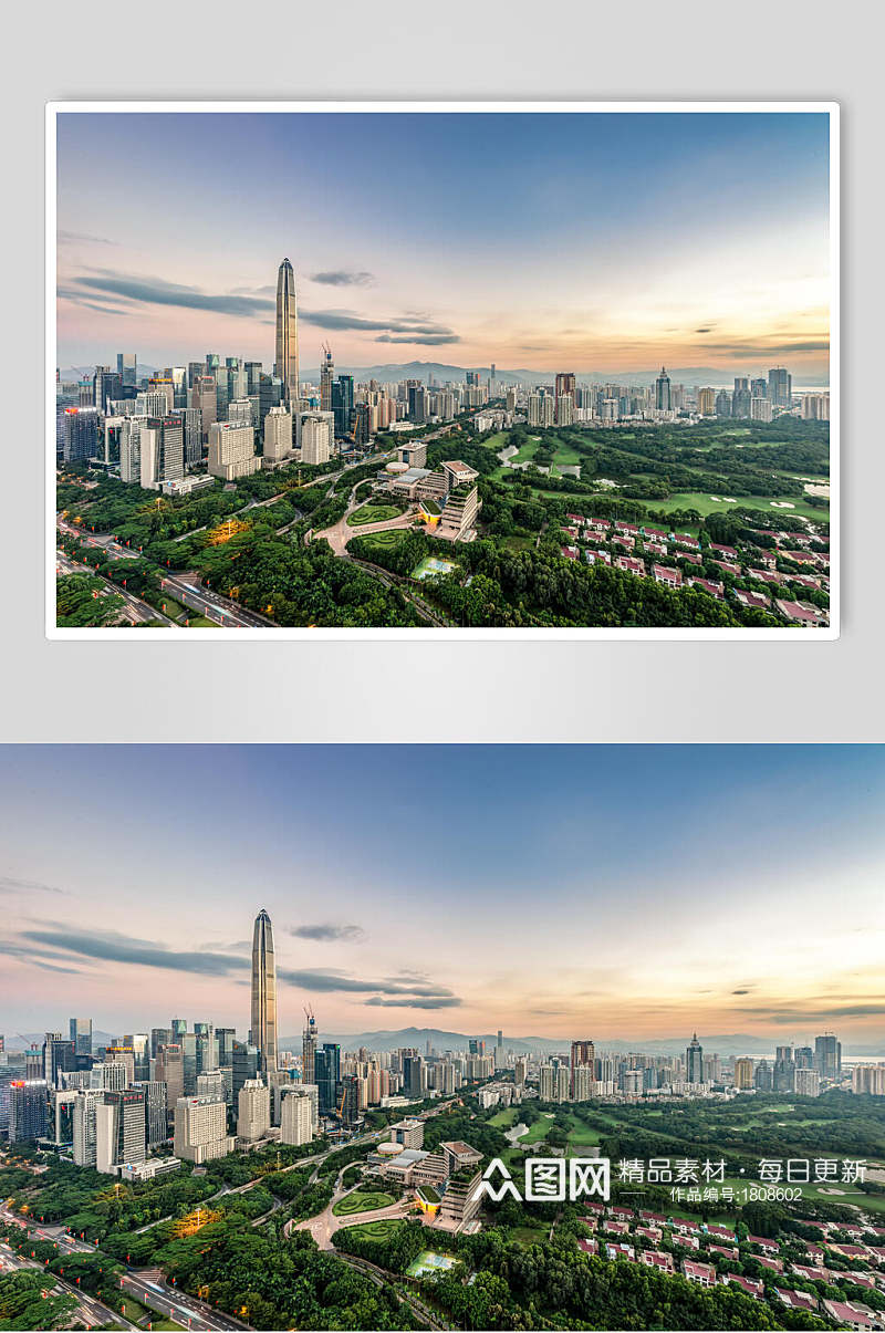 深圳地标城市建筑风光高清图片素材