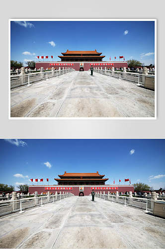 北京风光建筑天安门广场高清图片