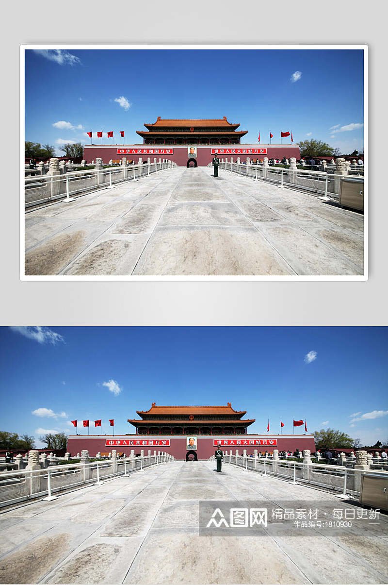 北京风光建筑天安门广场高清图片素材