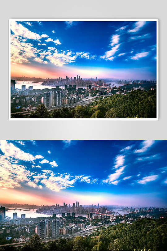 重庆城市风光摄影元素图片