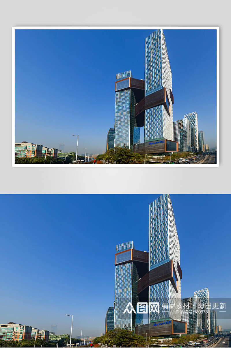 深圳腾讯滨海大厦高清图片素材