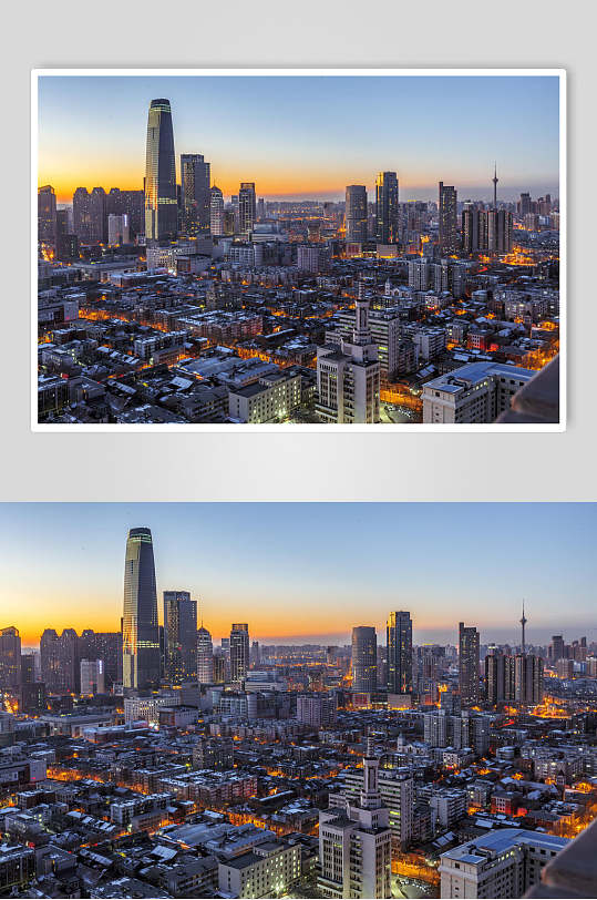 著名天津城市风光摄影背景元素素材图片