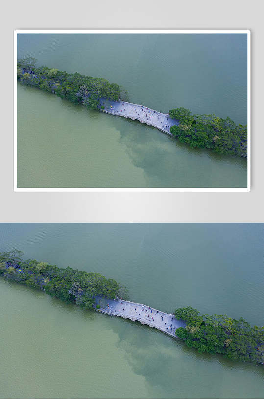 俯瞰广东惠州西湖高清图片