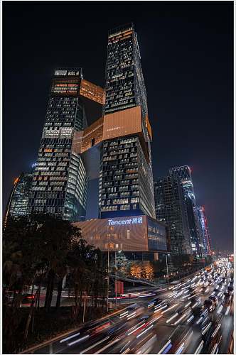 深圳腾讯总部大楼高清图片