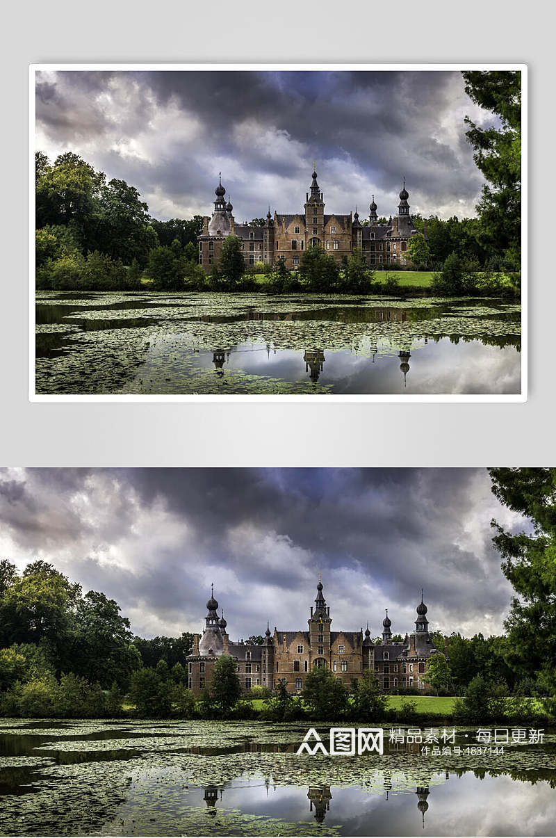 神秘欧洲城堡古堡摄影元素图片素材