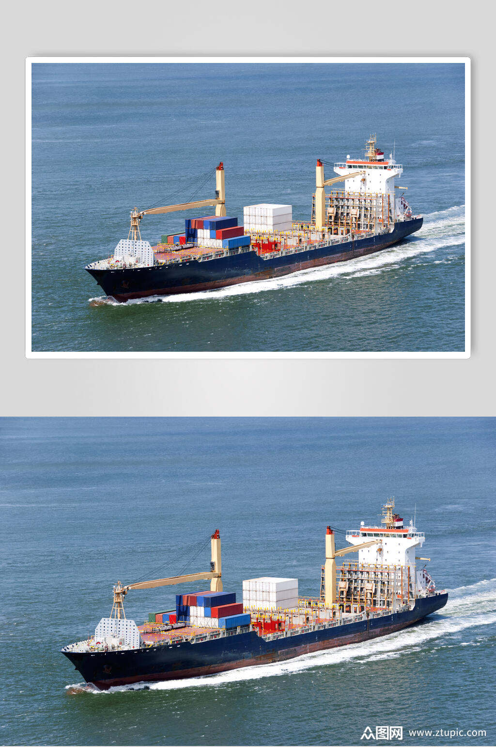 货船轮船航运轮船特写图片