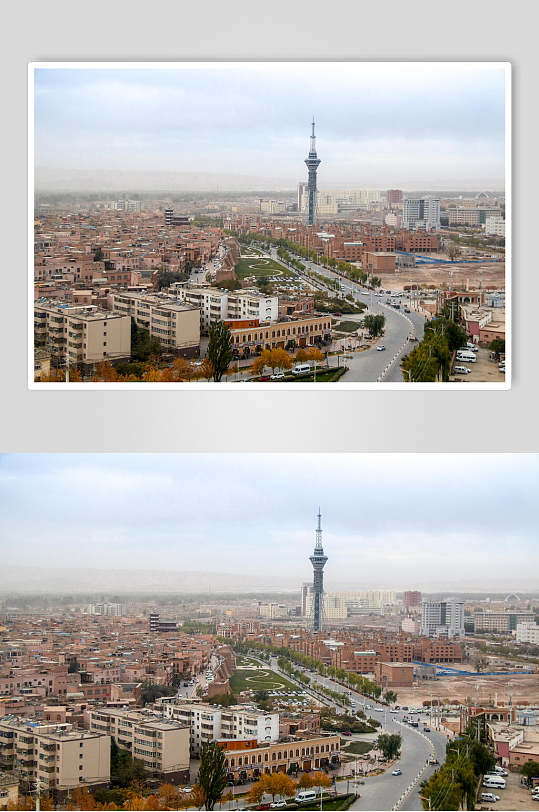 新疆喀什宣传背景图片