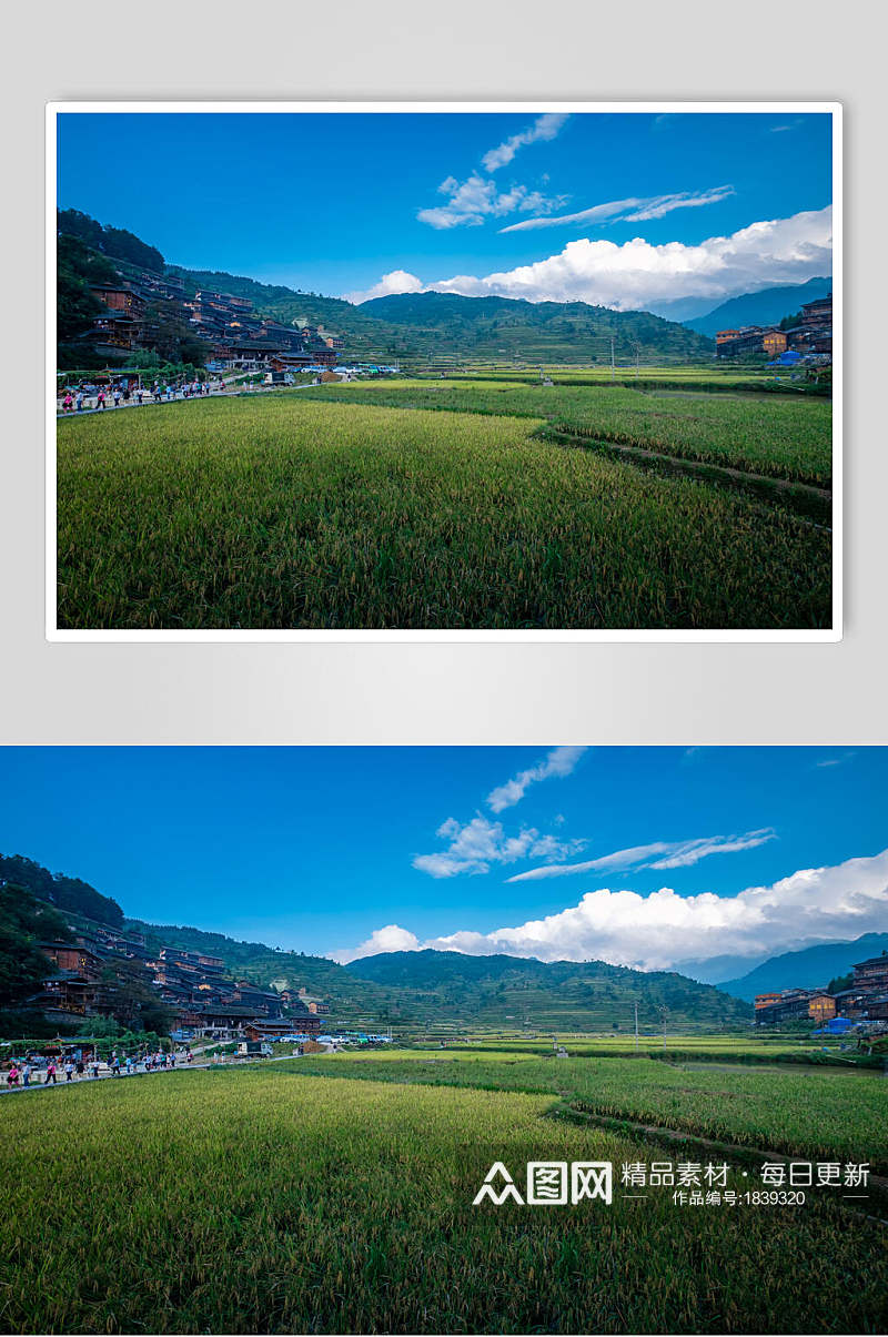 美丽苗寨风景摄影图片素材