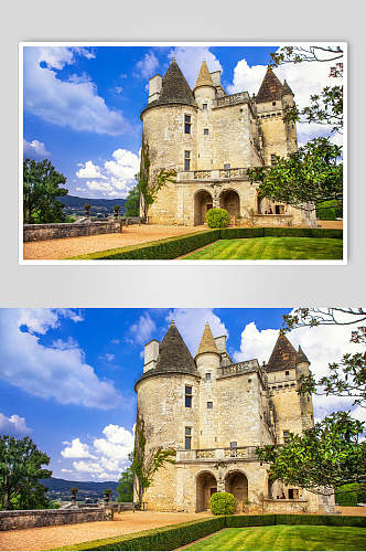 欧洲城堡古堡摄影图片