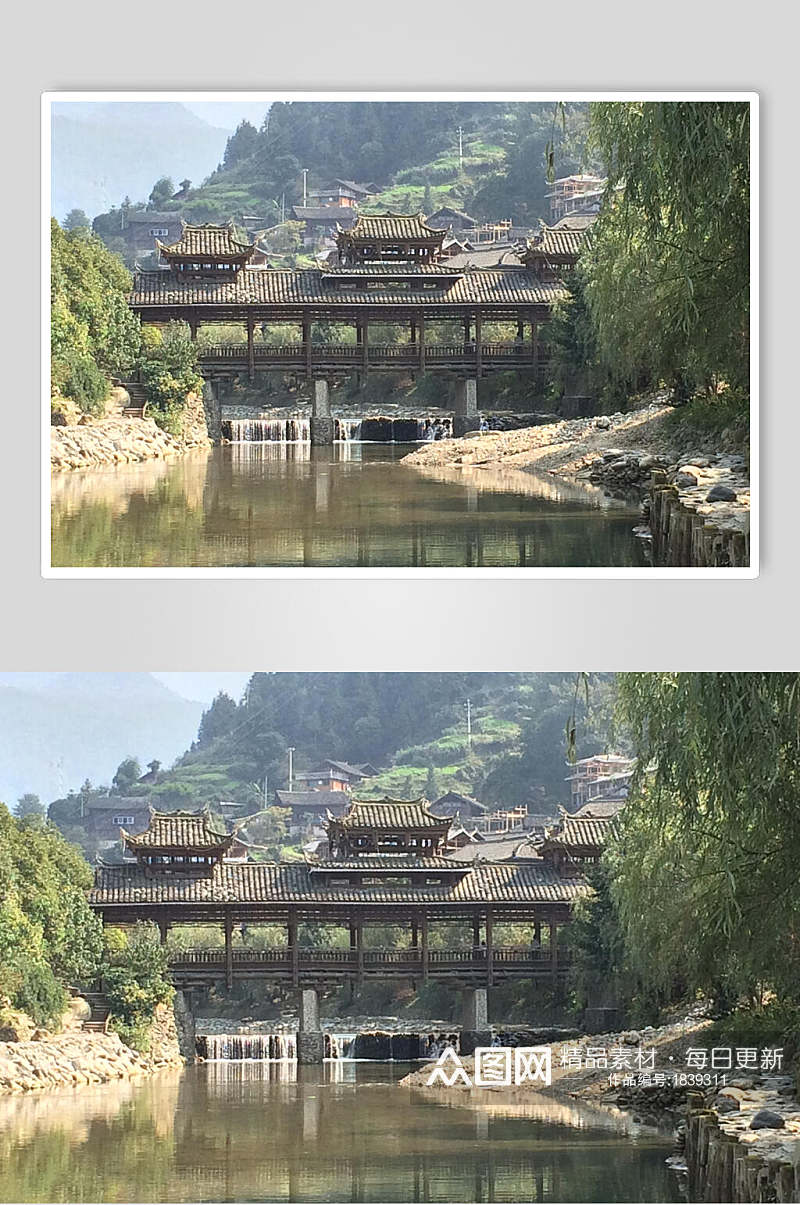 美丽苗寨风景图片素材