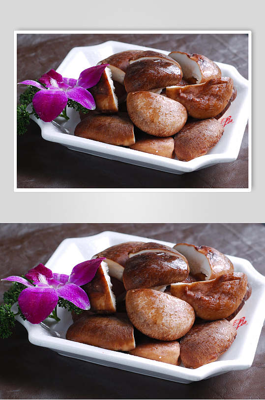 香菇火锅配菜食材图片