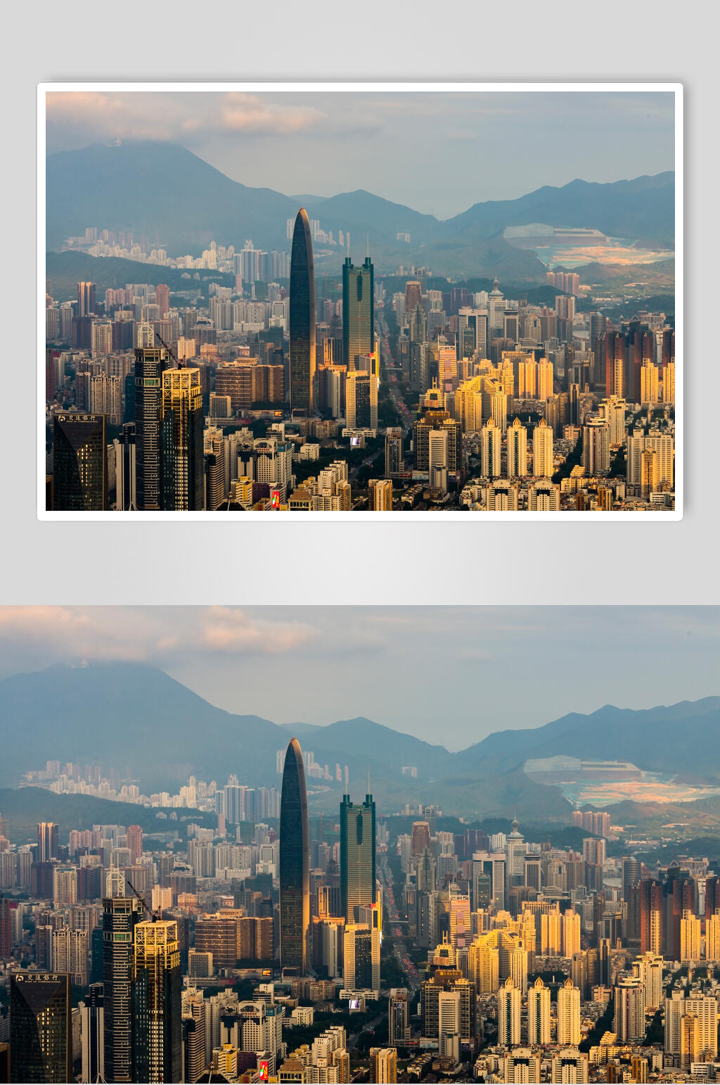 深圳地标建筑群高清图片素材
