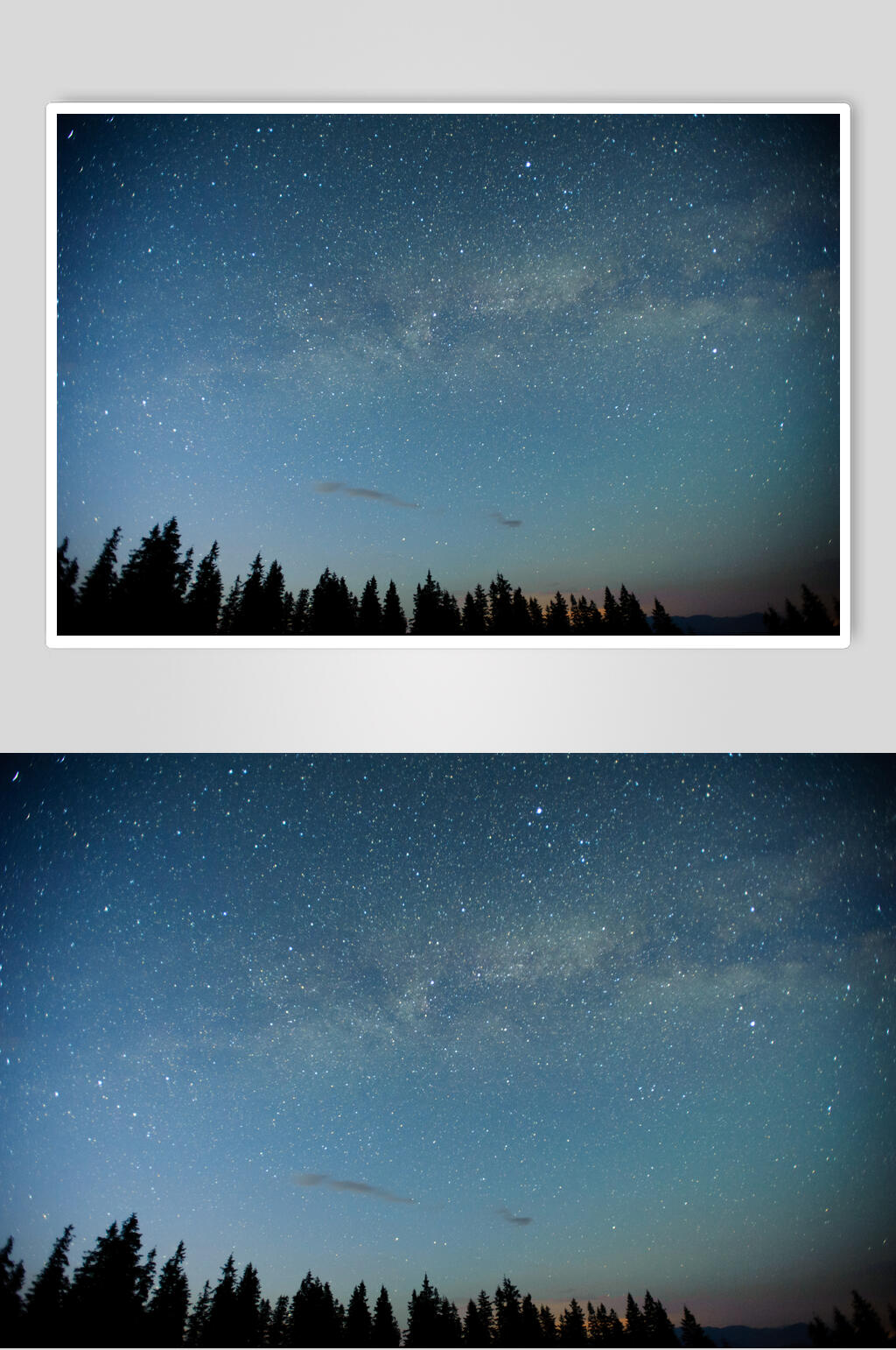 繁星星空夏夜图片