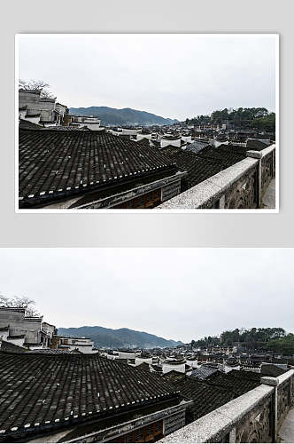凤凰古城山水摄影背景元素素材图片