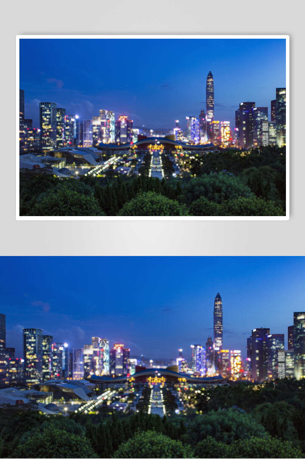 梦幻深圳的城市高清图片素材