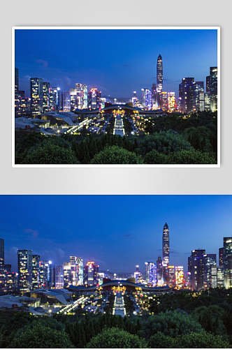 梦幻深圳的城市高清图片