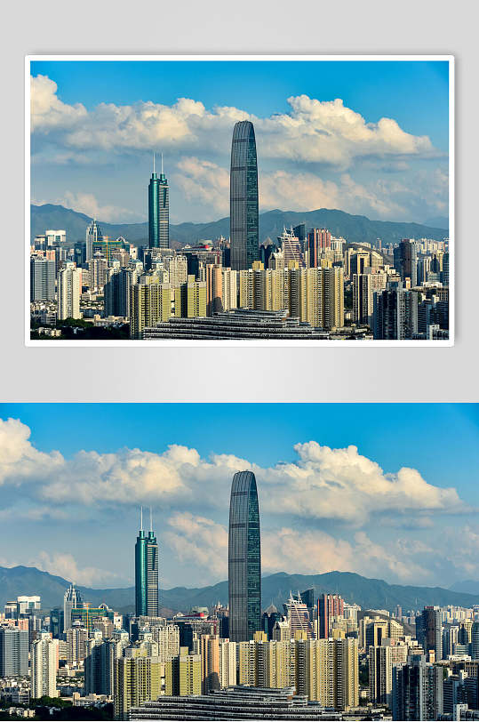 深圳罗湖地标城市建筑风光高清图片