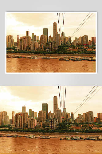 重庆城市洪水图片