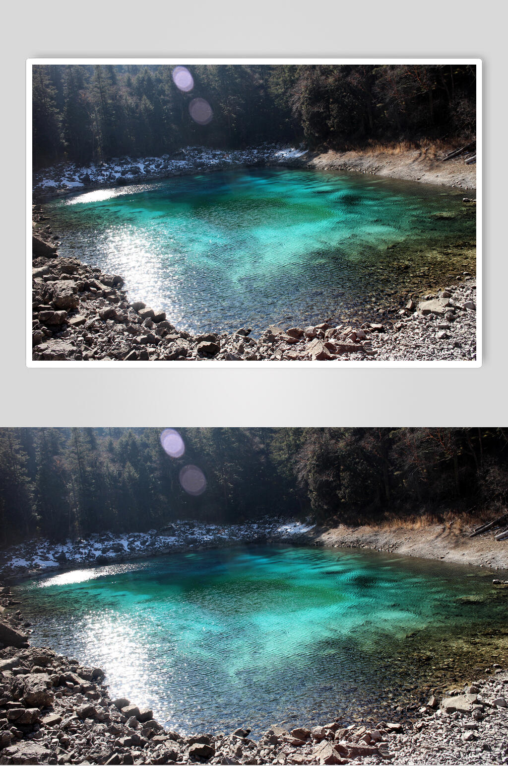 四川九寨沟湖水高清图片素材
