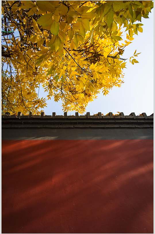 金秋十月的皇城高清图片