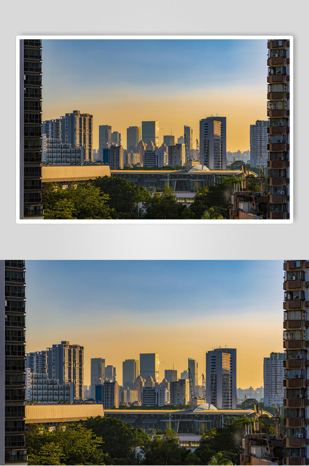 深圳城市黄昏高清图片素材