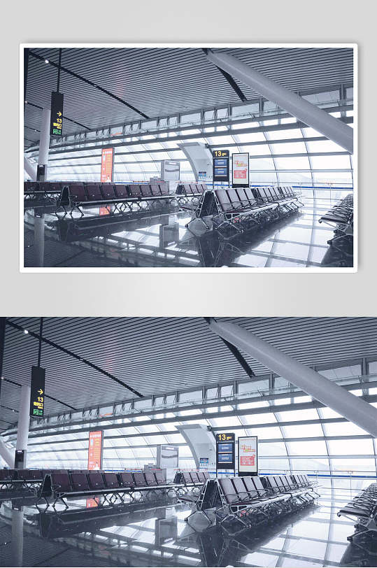 广西南宁吴圩机场候机厅高清图片