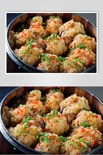 蒸菜小米排骨高清图片